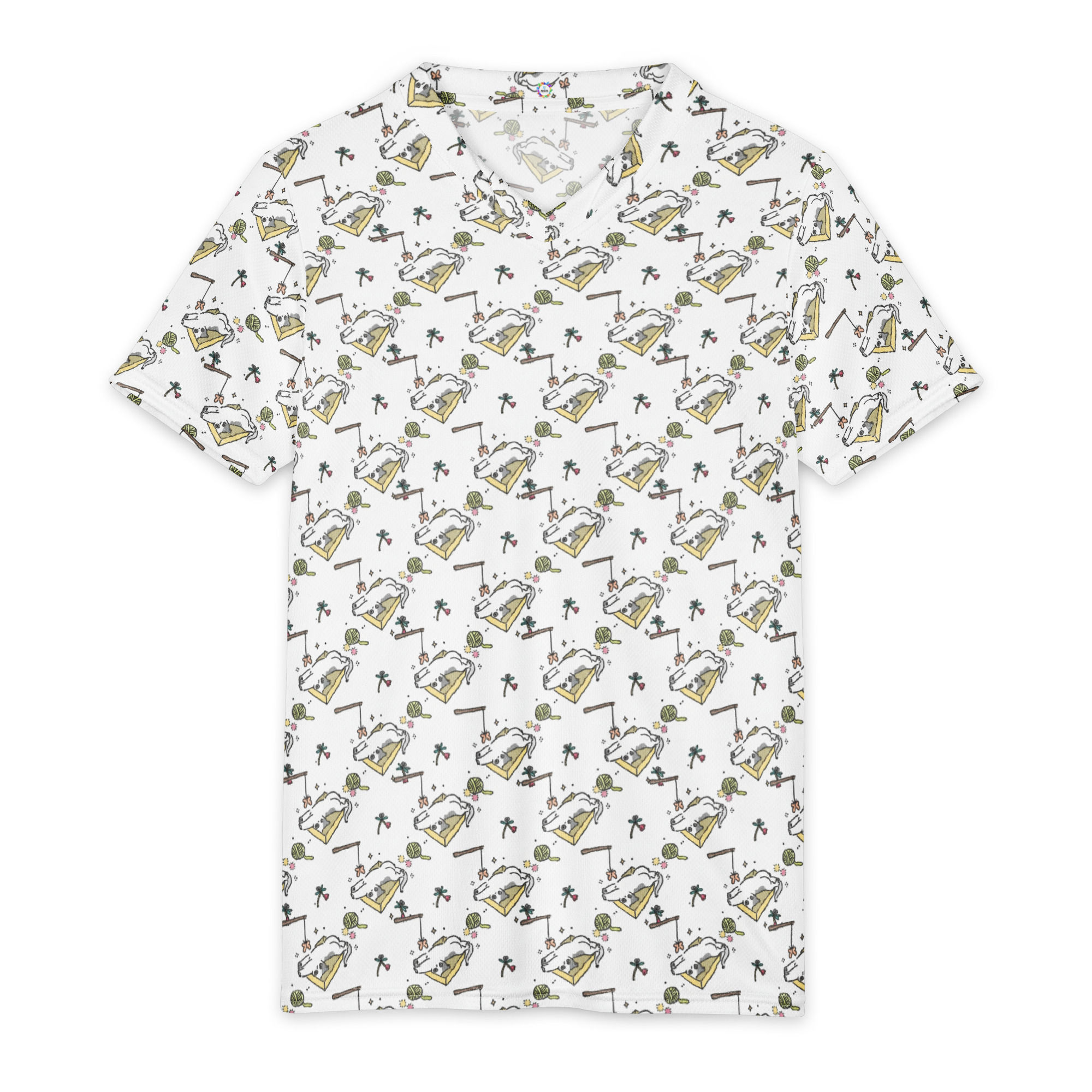 Playful Cat Youth Recycled Sports Jersey