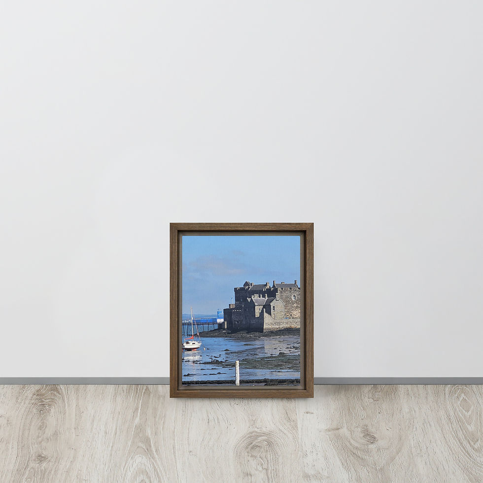 Thumbnail: Blackness Castle Framed canvas