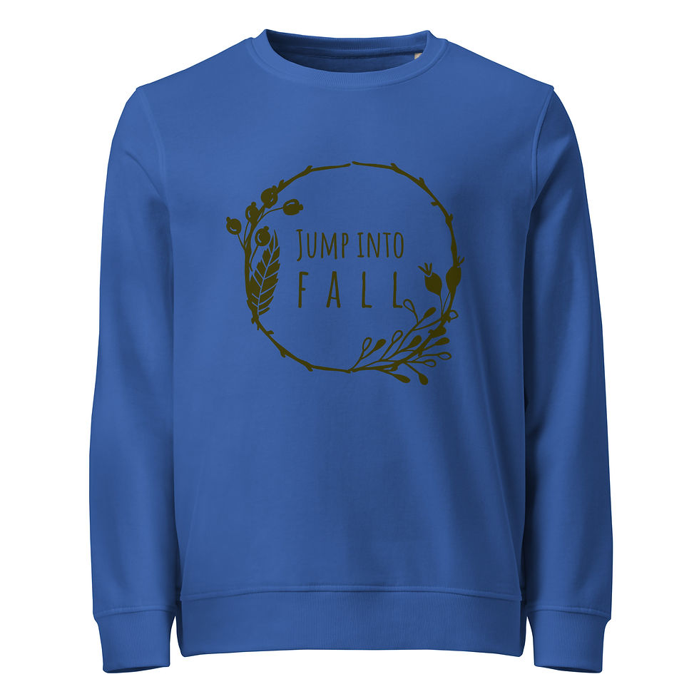 Thumbnail: Unisex Jump into Fall organic sweatshirt