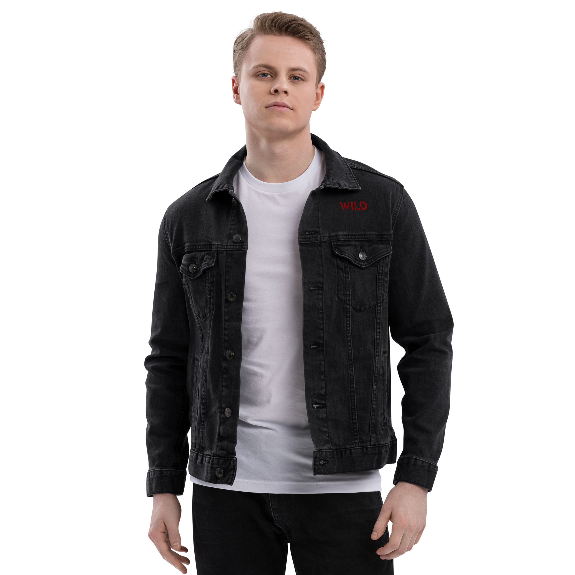 Mens Wild denim jacket
