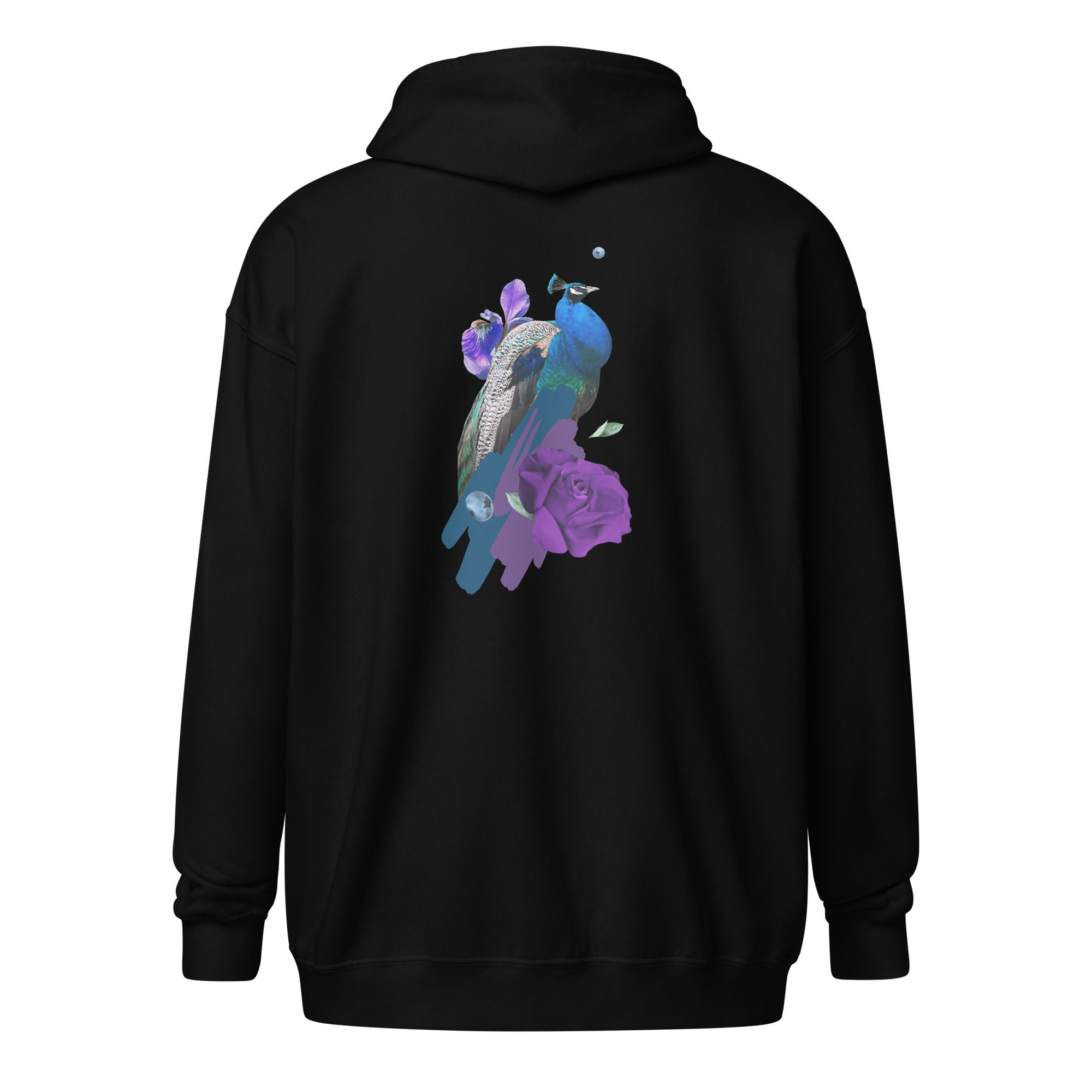 Unisex Peacock heavy blend zip hoodie