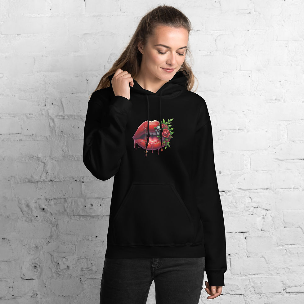Women's Rose Lips Hoodie