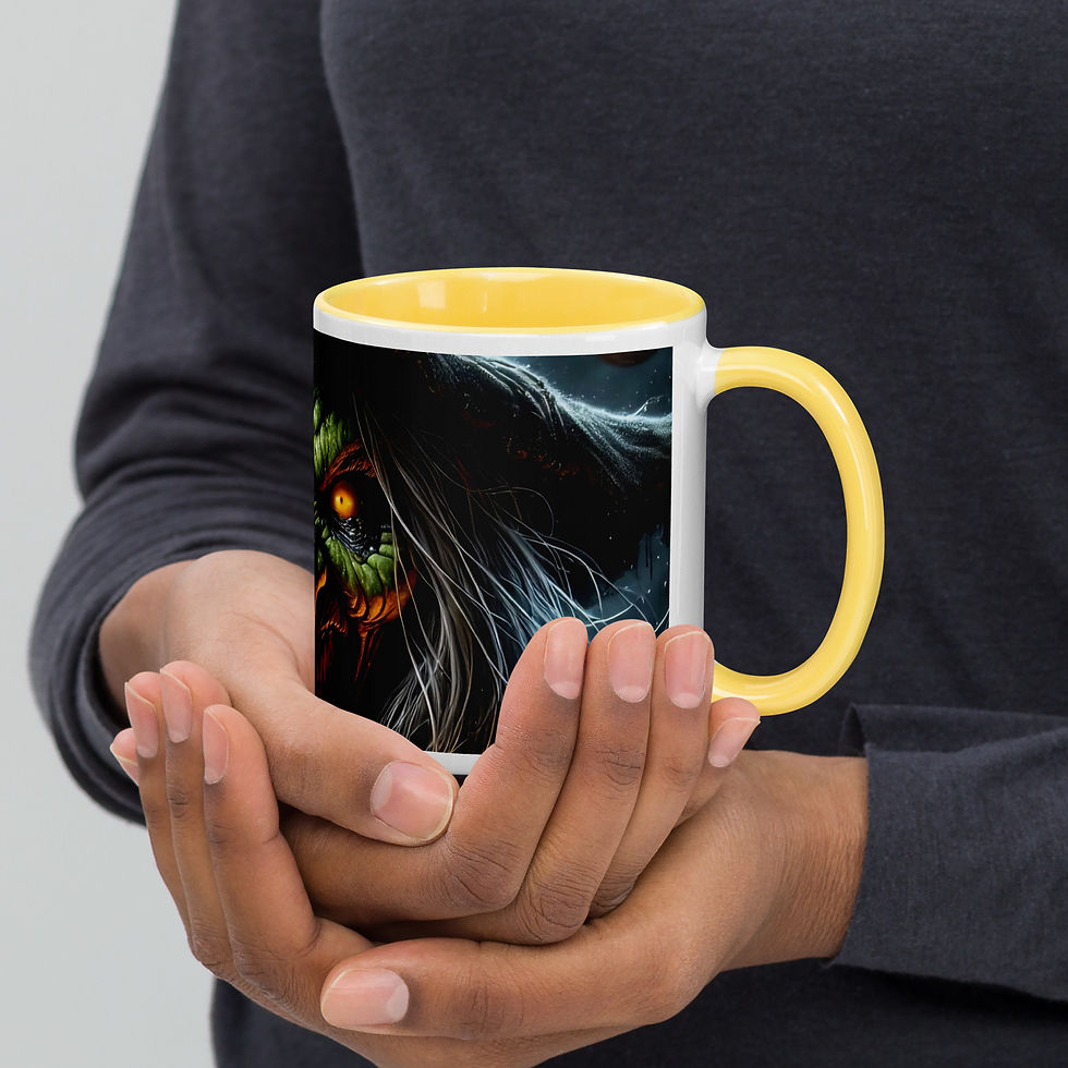 Thumbnail: Creepy Witch Mug with Color Inside