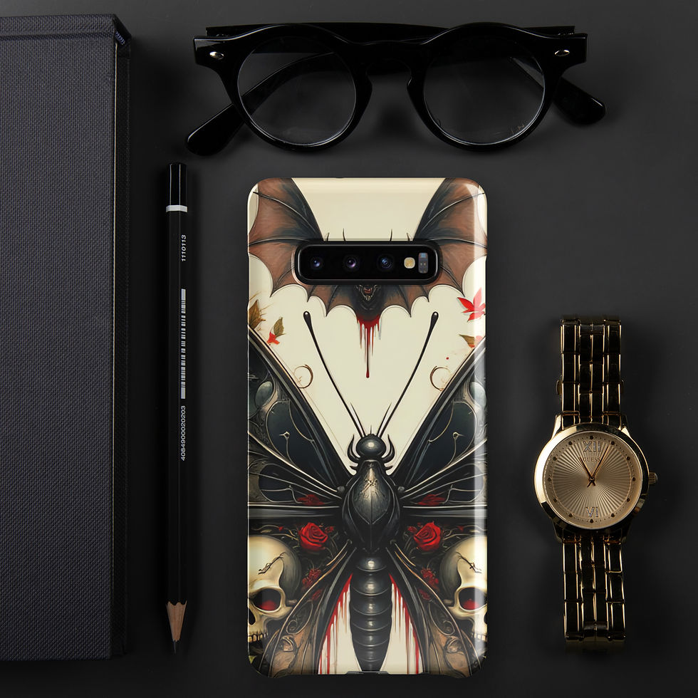 Thumbnail: Skull Butterfly Snap case for Samsung®