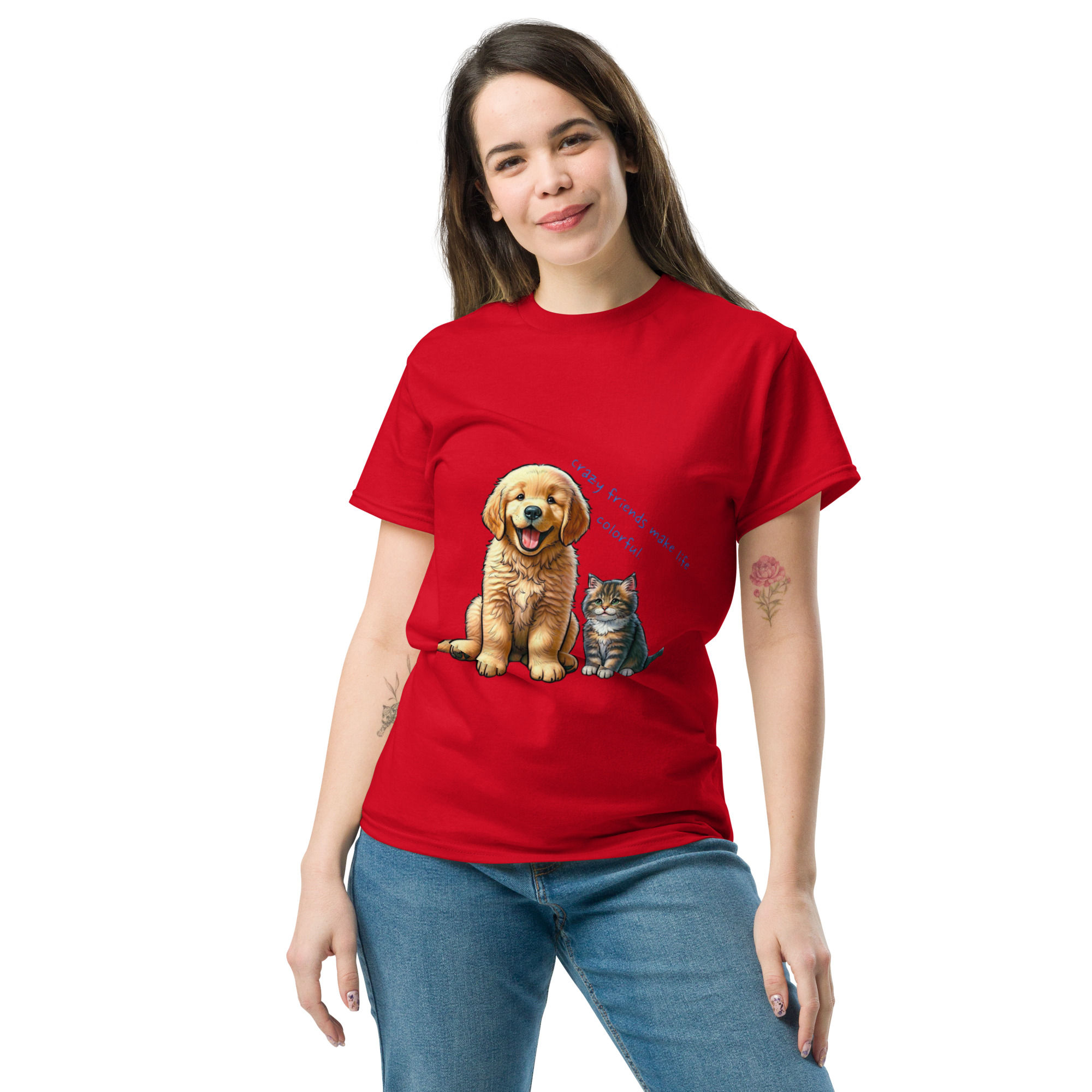 Women's Crazy Friends classic tee