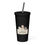 Thumbnail: Happiness Insulated tumbler with a straw