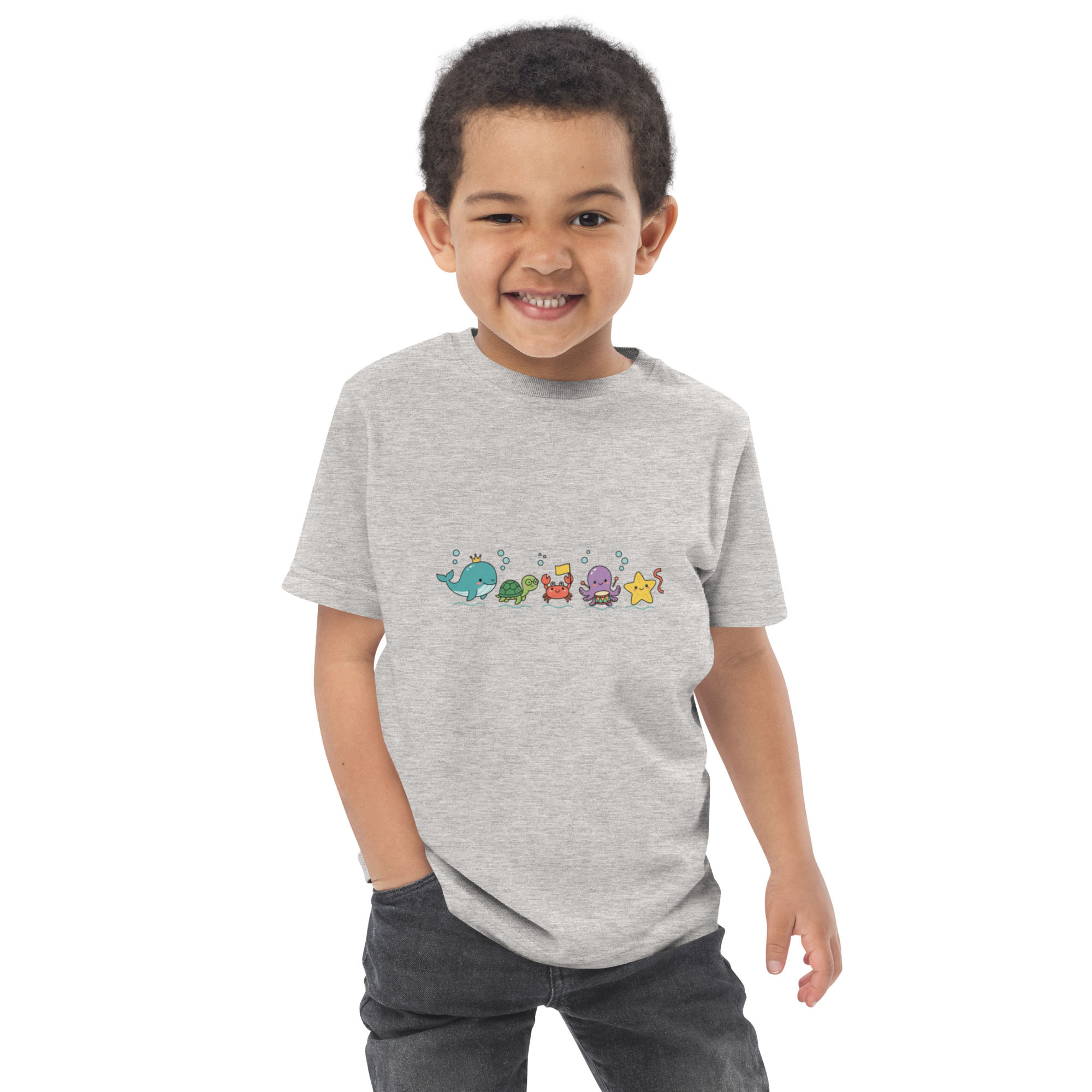 Dancing Sealife Toddler jersey t-shirt