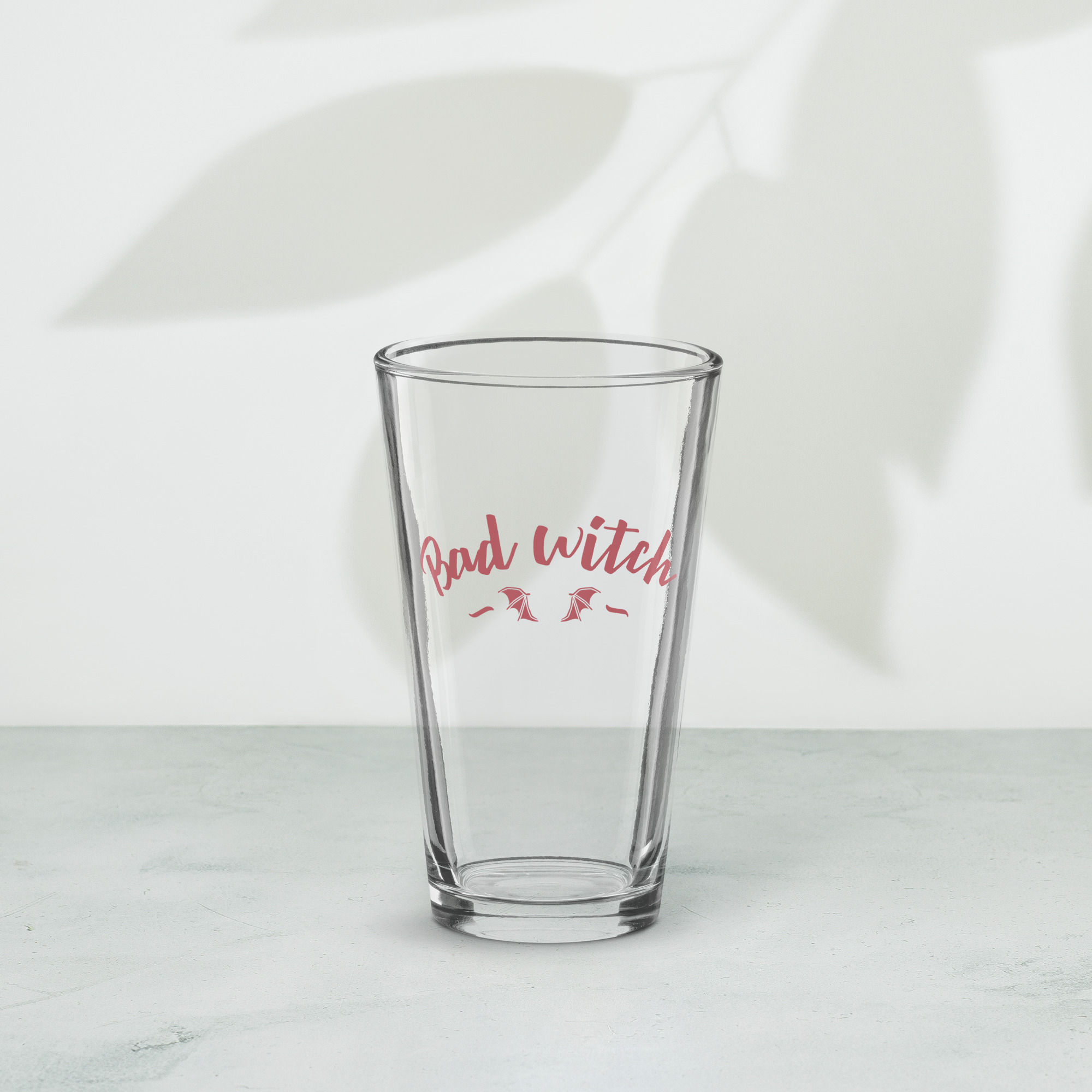 Bad Witch Shaker pint glass