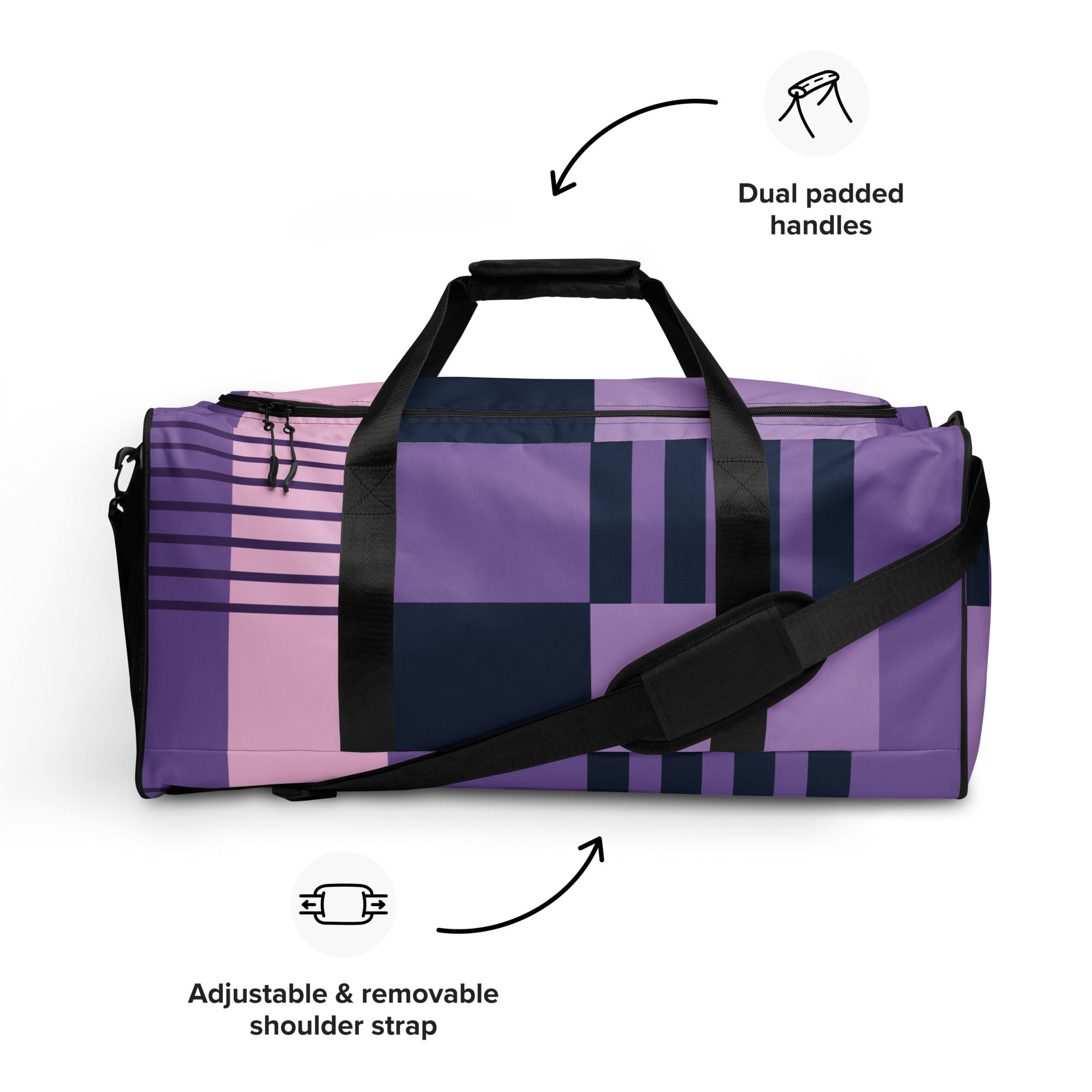 Purple Duffle bag