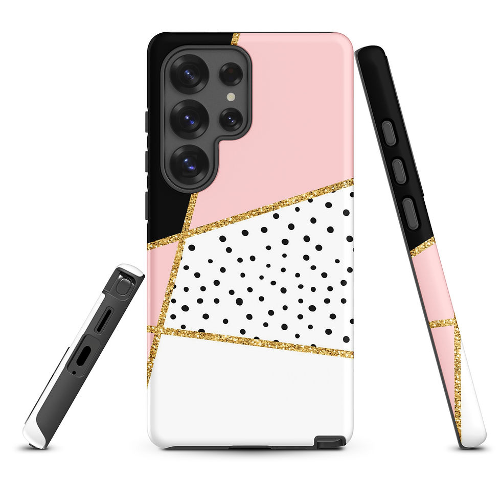 White Art Tough case for Samsung®