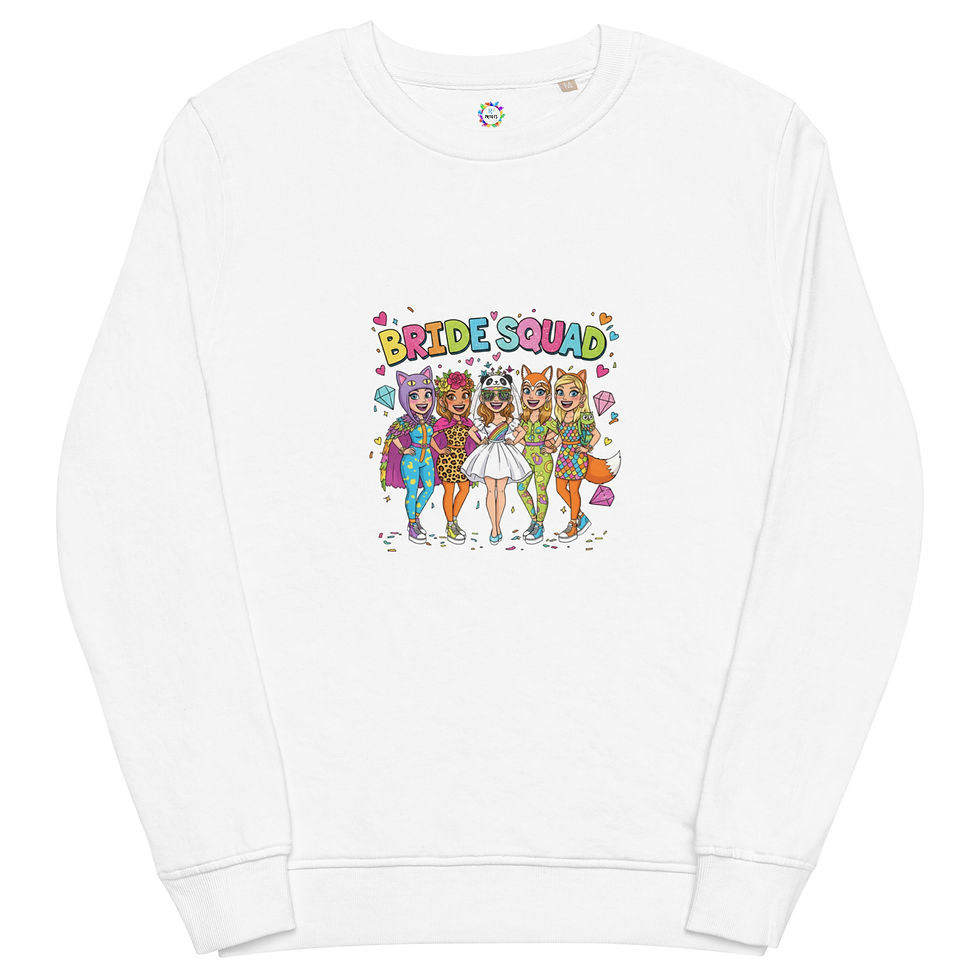 Thumbnail: Bride Squad organic sweatshirt
