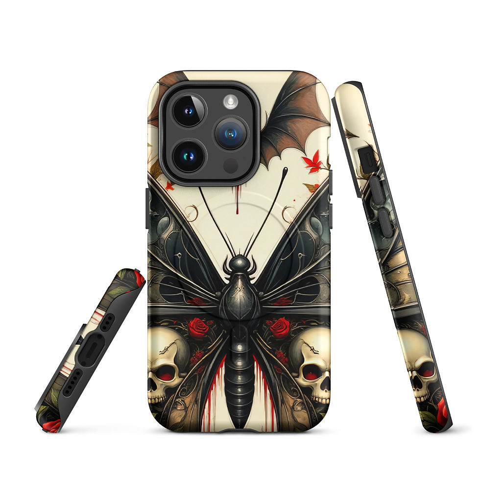 Thumbnail: Skull Butterfly MagSafe® tough case for iPhone®