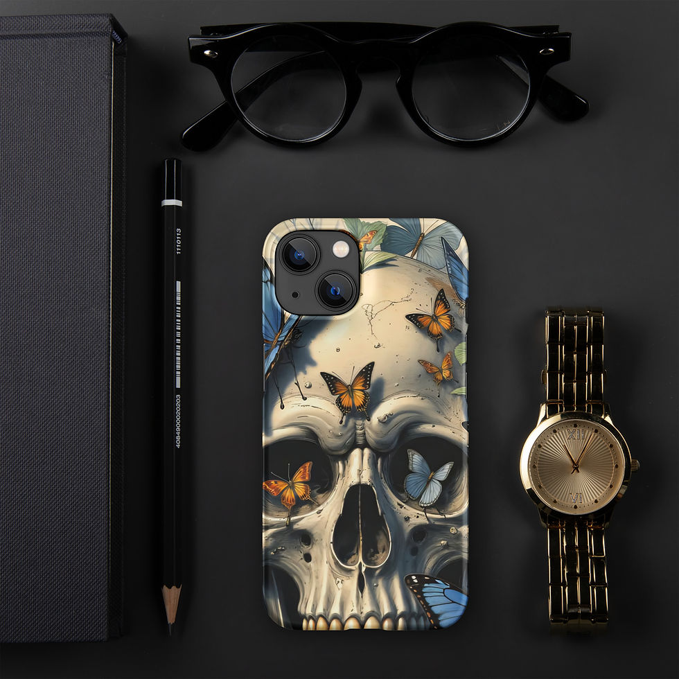 Thumbnail: Butterfly Skull Snap case for iPhone®