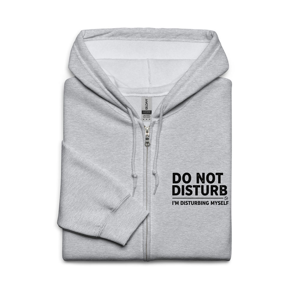 Thumbnail: Do Not Disturb Unisex heavy blend zip hoodie