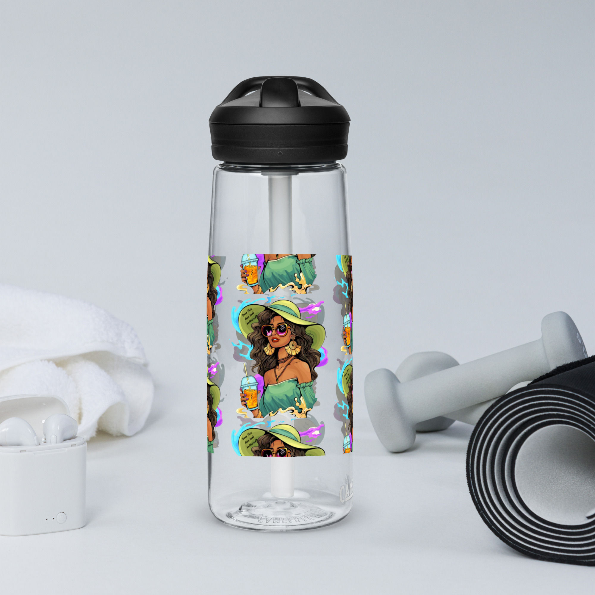 Sports water bottle