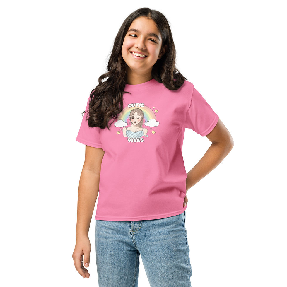 Thumbnail: Cutie Vibes Youth classic tee