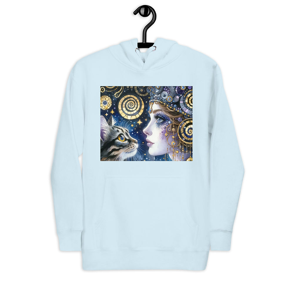 Thumbnail: Mystic Cat Unisex Hoodie