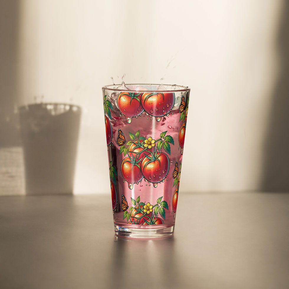 Tomato Shaker pint glass