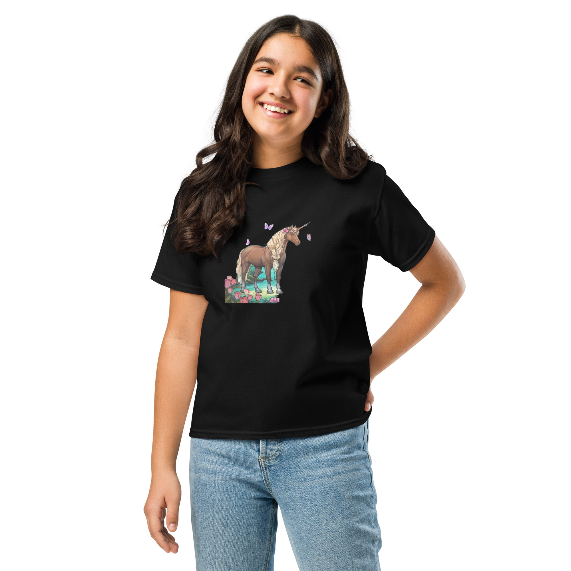Girls Unicorn Youth classic tee