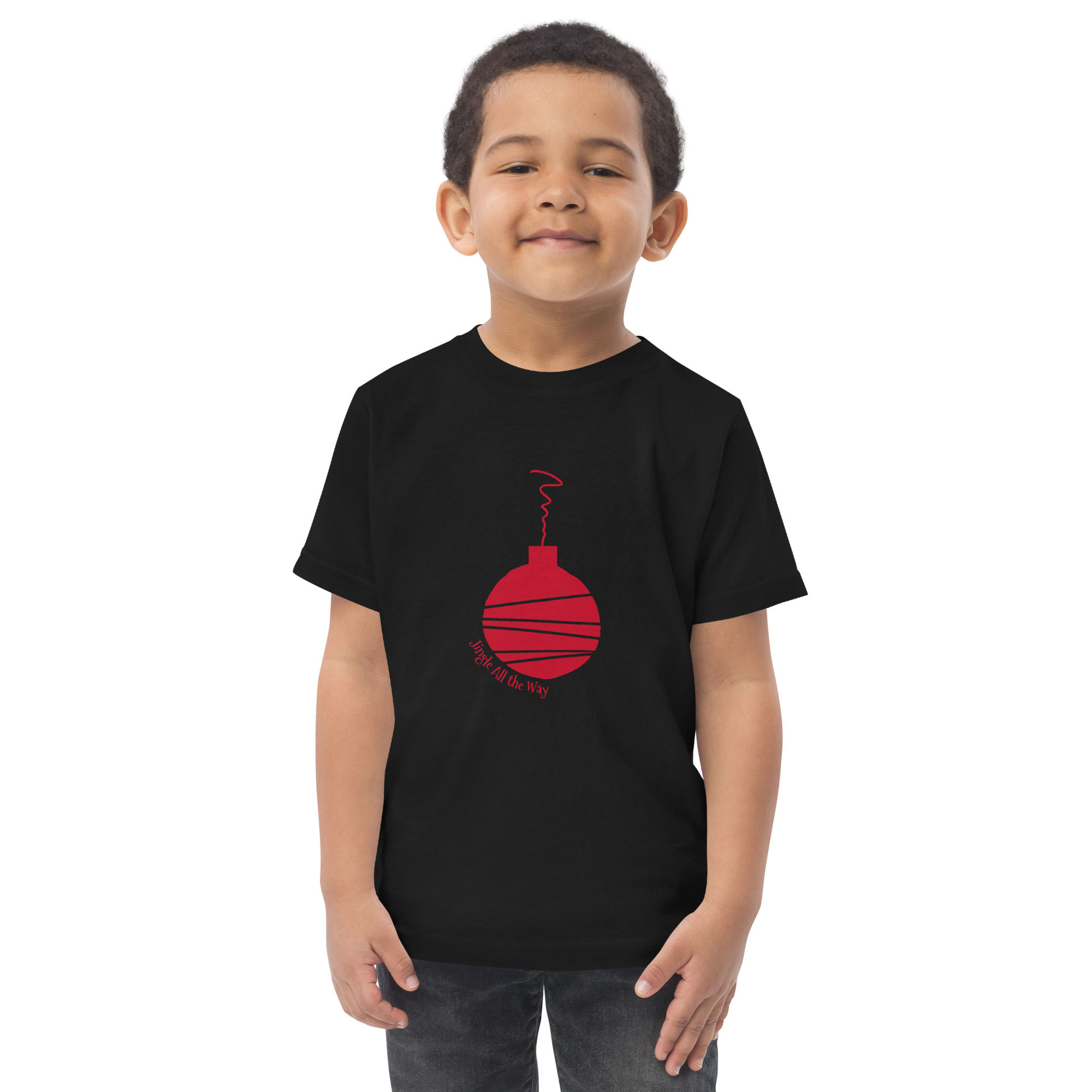 Jingle all The Way Toddler jersey t-shirt