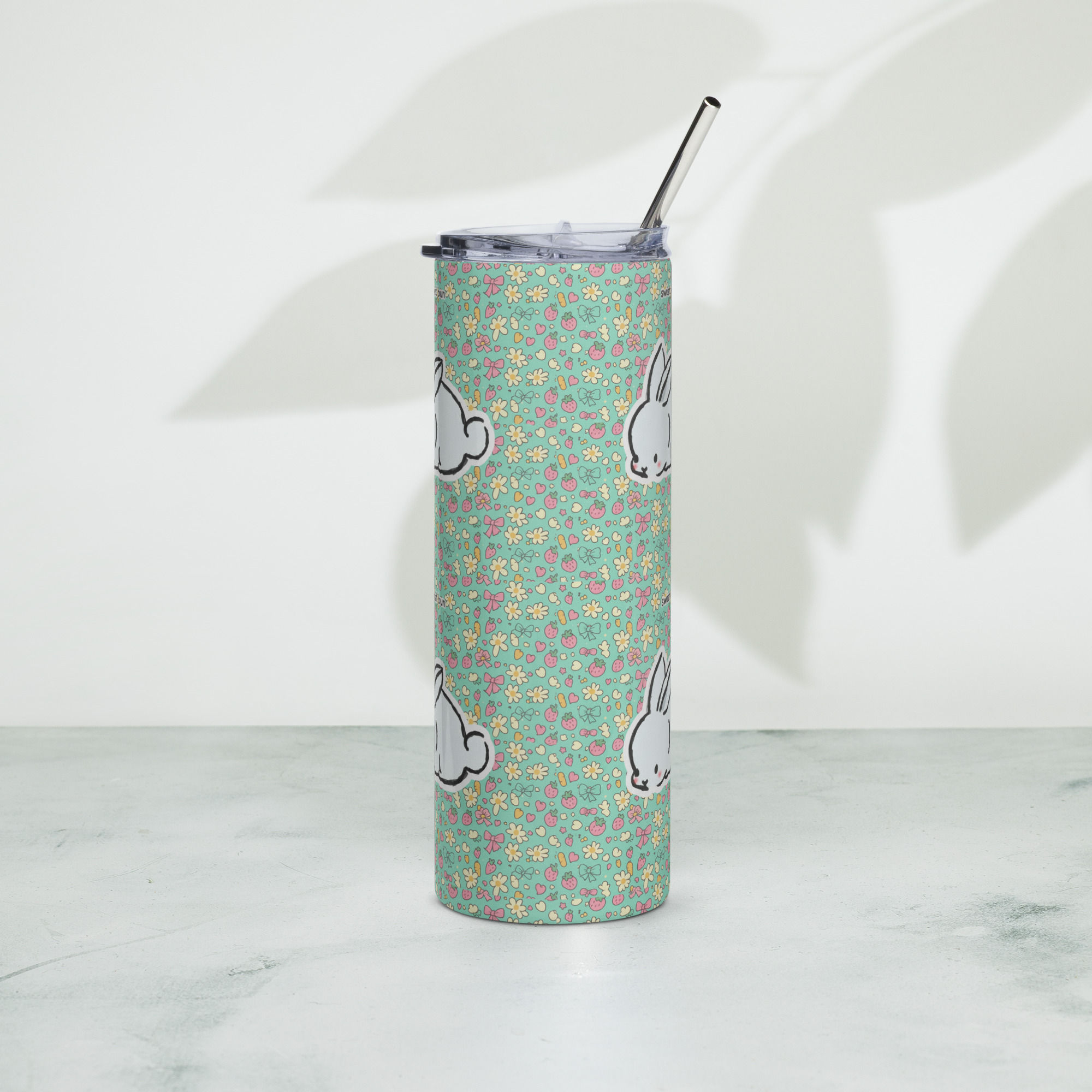 Cute Bunny Stainless steel tumbler