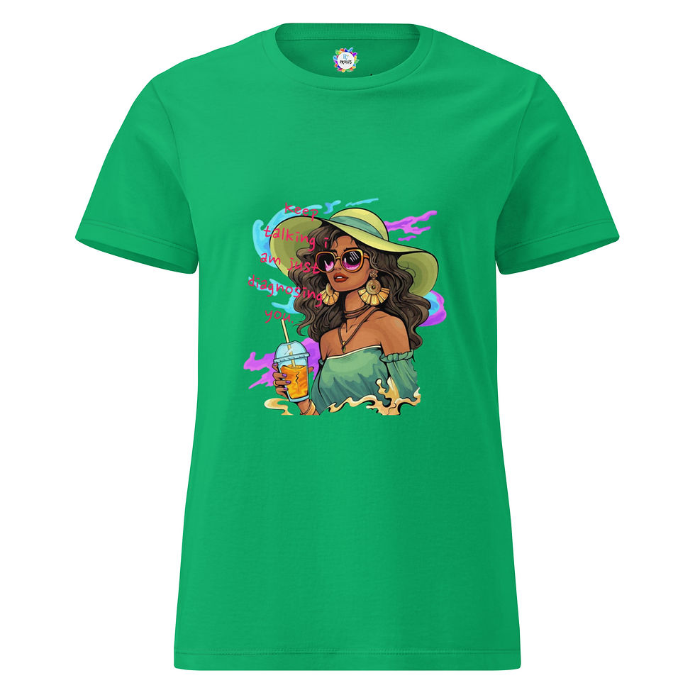 Thumbnail: Women’s just keep talking basic softstyle t-shirt