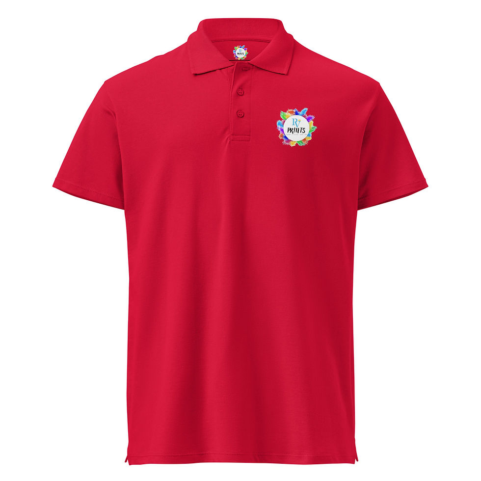 Thumbnail: Rv Prints Premium pique polo shirt