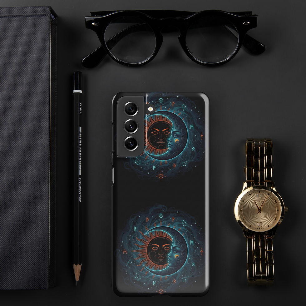 Thumbnail: Dark Sun & Moon Snap case for Samsung®