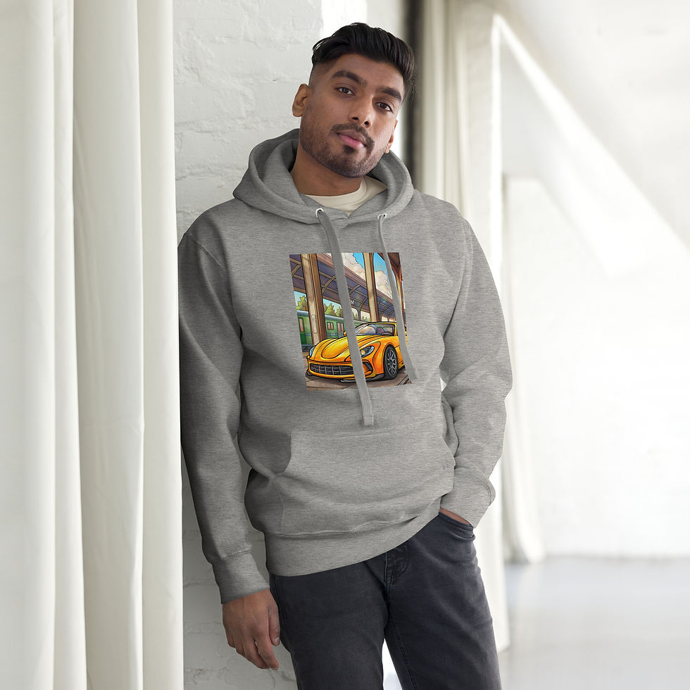 Thumbnail: Yellow Car Hoodie