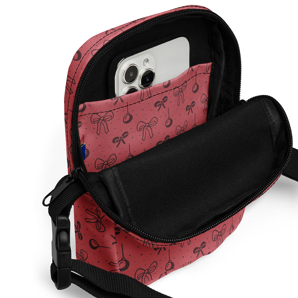 Thumbnail: Red Bow Utility crossbody bag