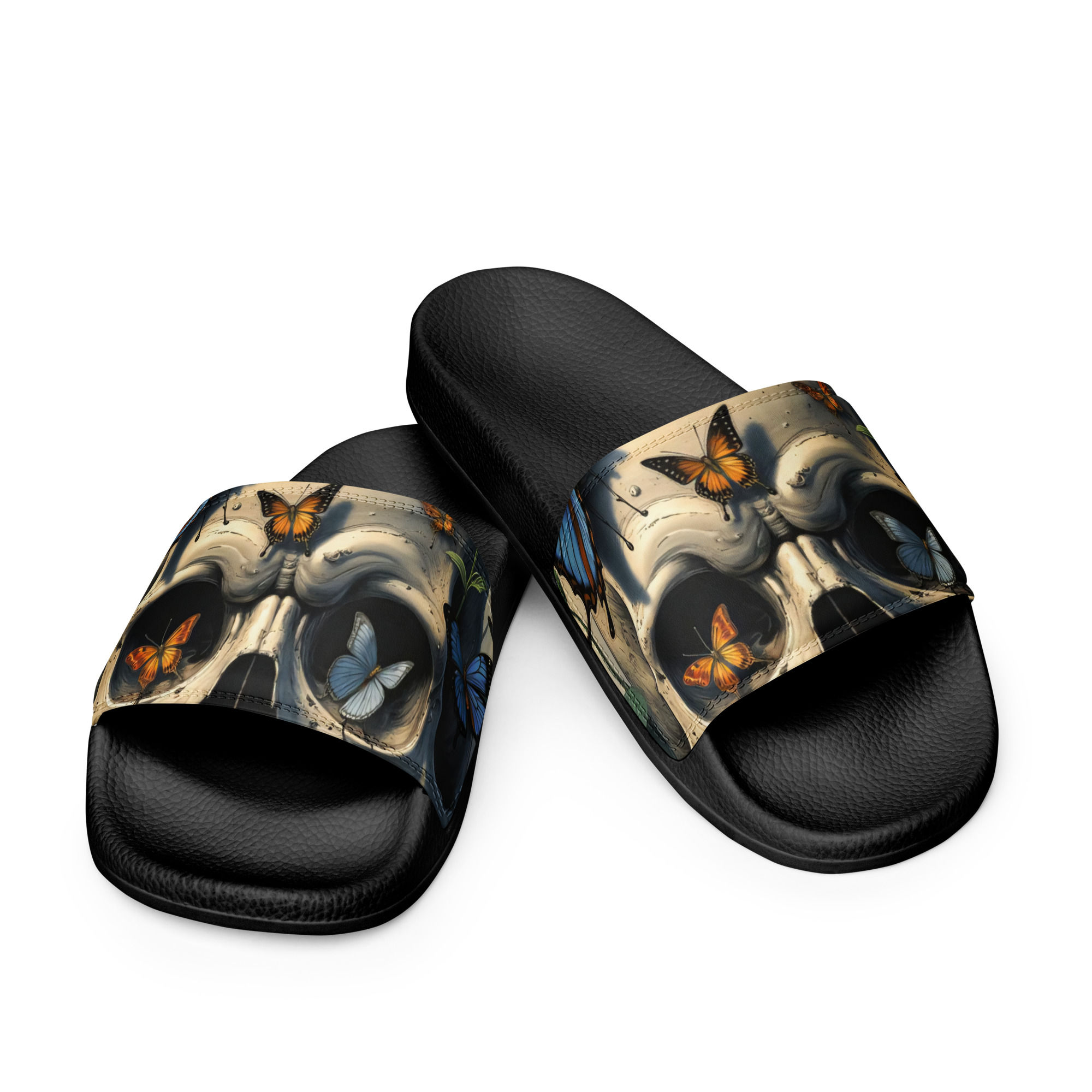 Men’s Butterfly Skull slides