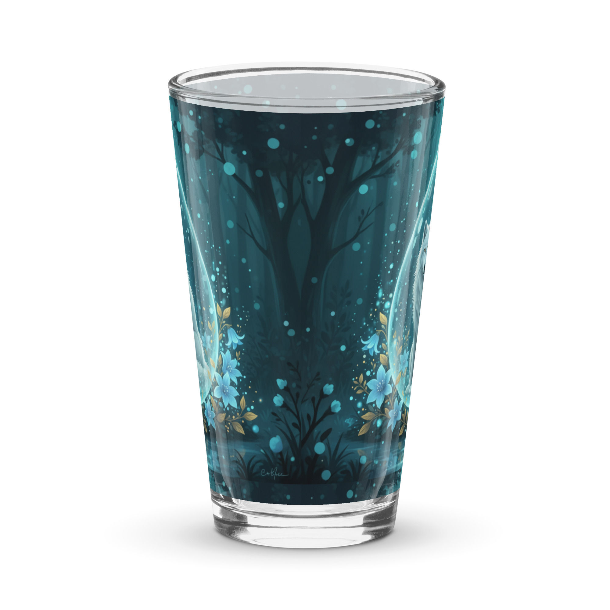 Shaker pint glass