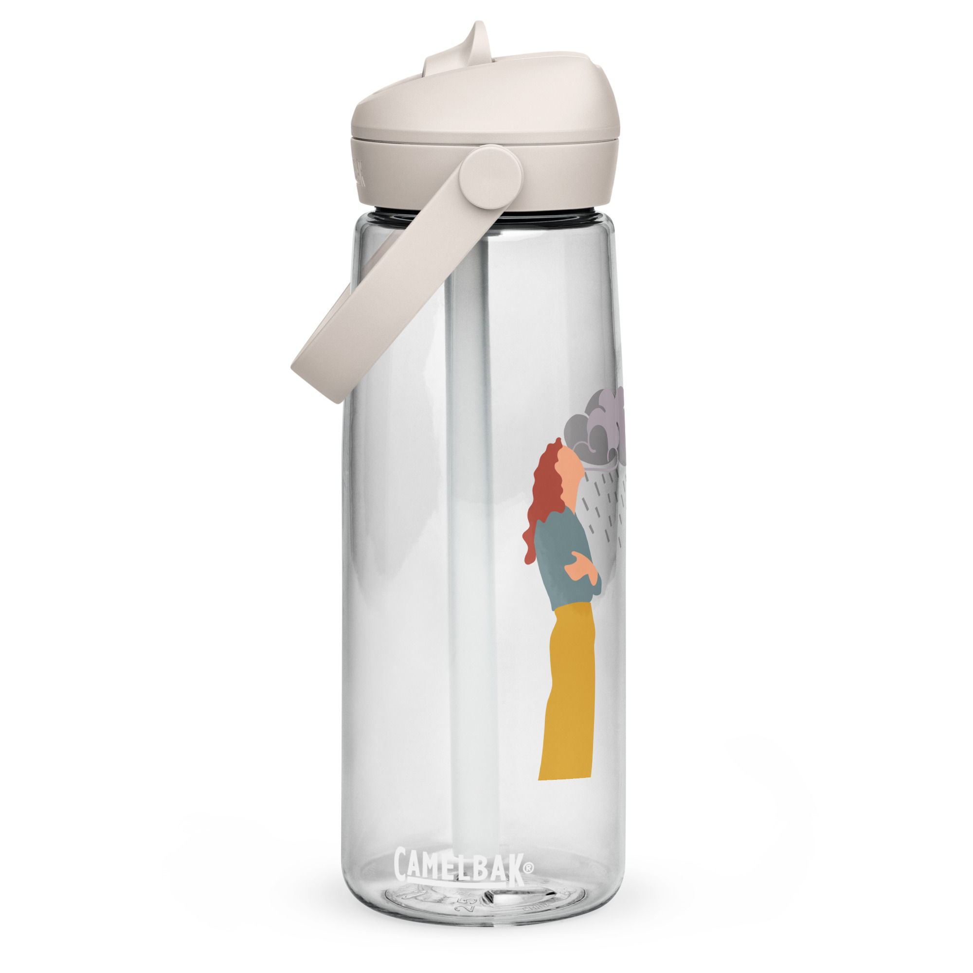 Rain Flip straw water bottle