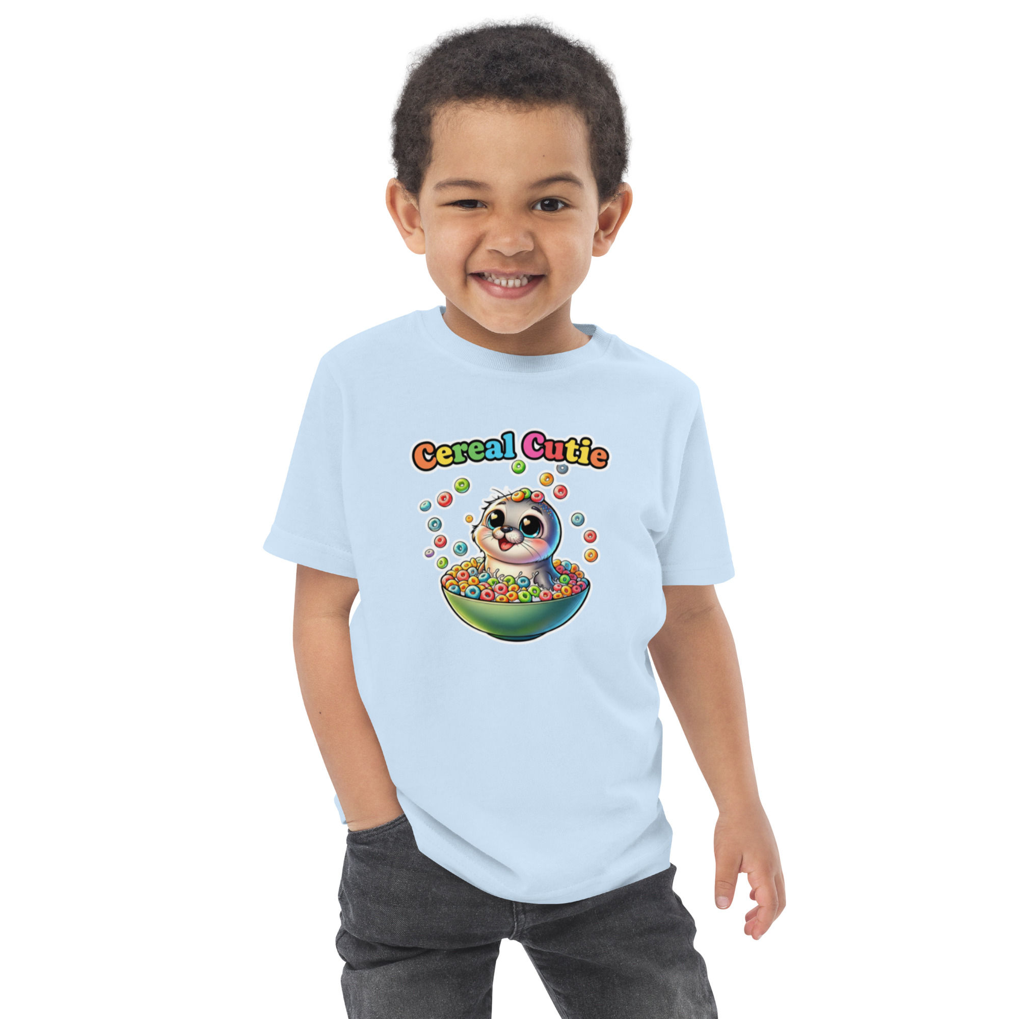 Cereal Cutie Toddler jersey t-shirt