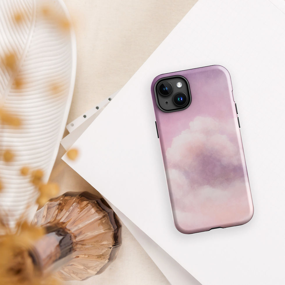 Thumbnail: Pink Clouds Tough Case for iPhone®