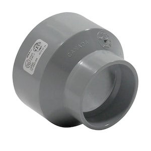 3"x1 1/2" PVC DWV Reducing Coupling HxH