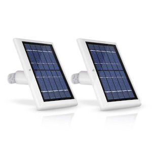 Solar Panel for WYZE Cam Outdoor with 2W 5V Charging (2 Pack, Black) - Camera No