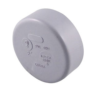 2" PVC DWV Cap Hub
