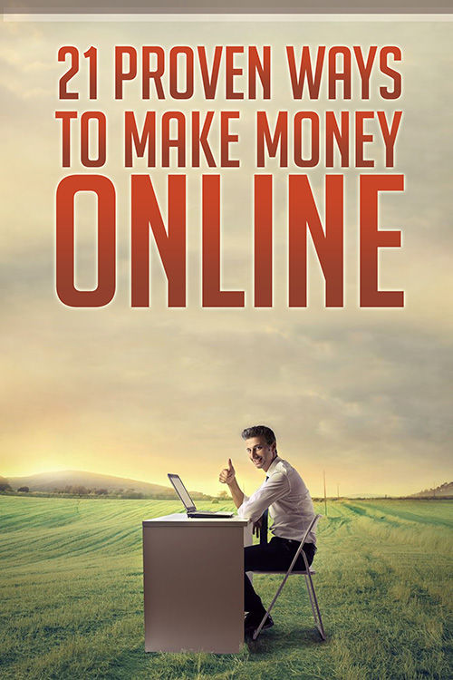 Man working online, "Ways to Make Money Online"