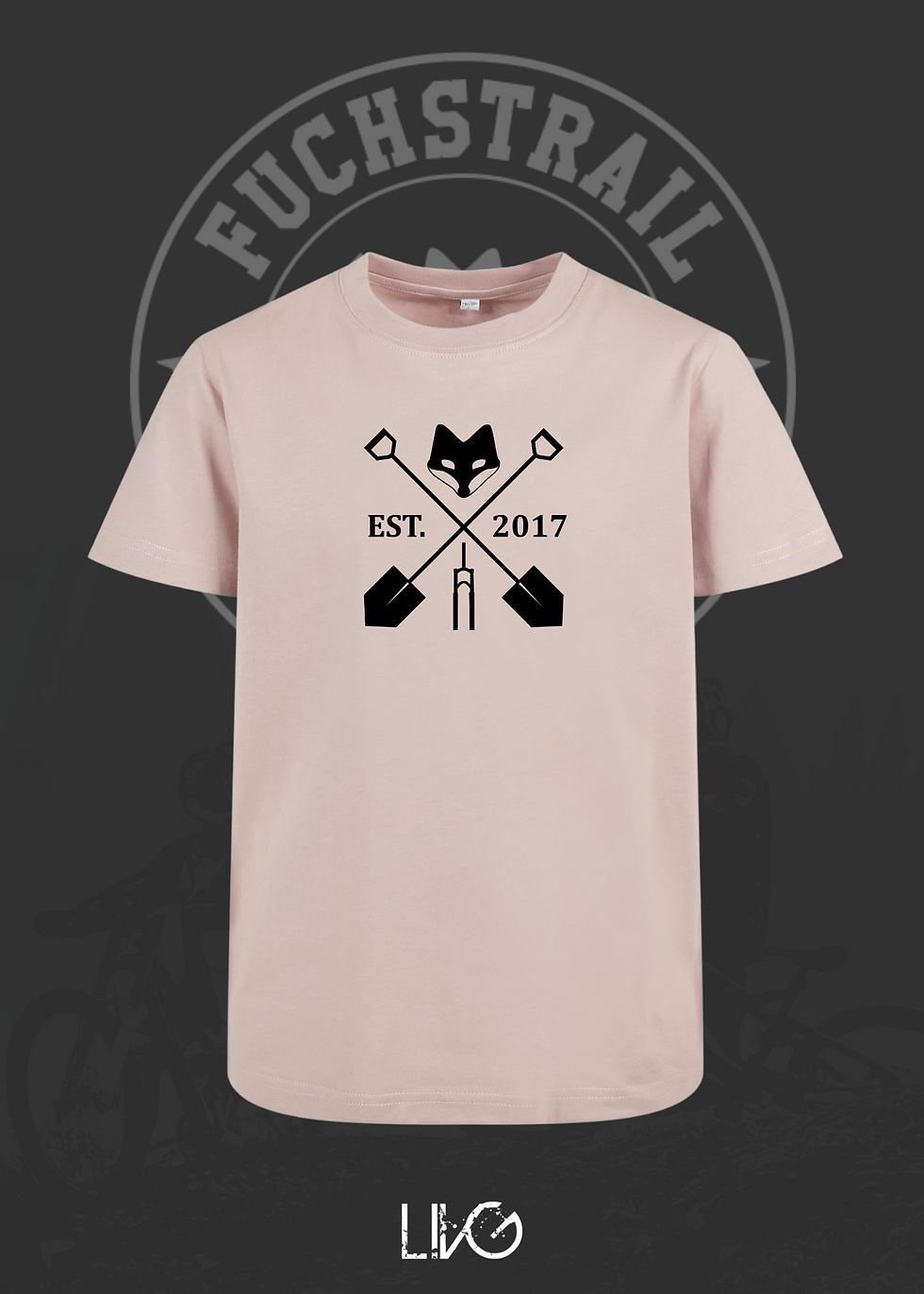 Miniaturbild: Fuchstrail Kids T-Shirt EST.2017 schwarz
