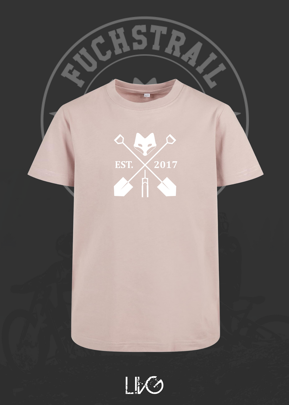 Miniaturbild: Fuchstrail Kids T-Shirt EST.2017 weiß