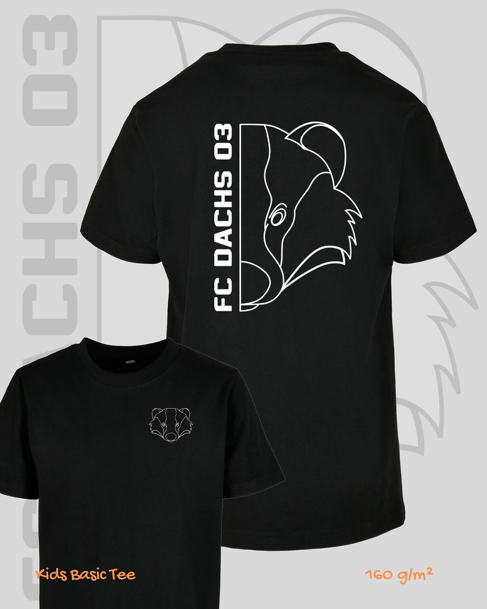 Miniaturbild: Kids Basic Tee Dachs Backprint
