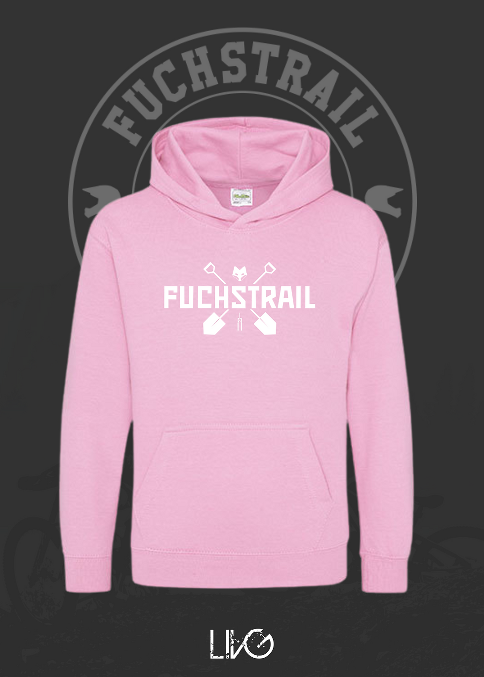 Miniaturbild: Fuchstrail Kids Hoodie FuchsX weiß