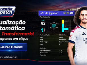 🚀 Novo motor de atualização pelo Transfermarkt 100% funcionando!