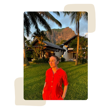 photo luciexgrd in front of the morne in mauritius