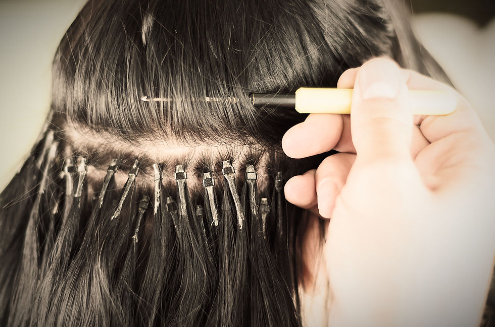 Hair Extension Process