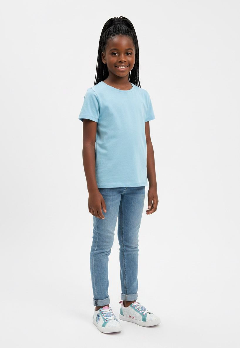 Thumbnail: Disney Stitch Toddler Girls Slip-on Court Sneakers_2793
