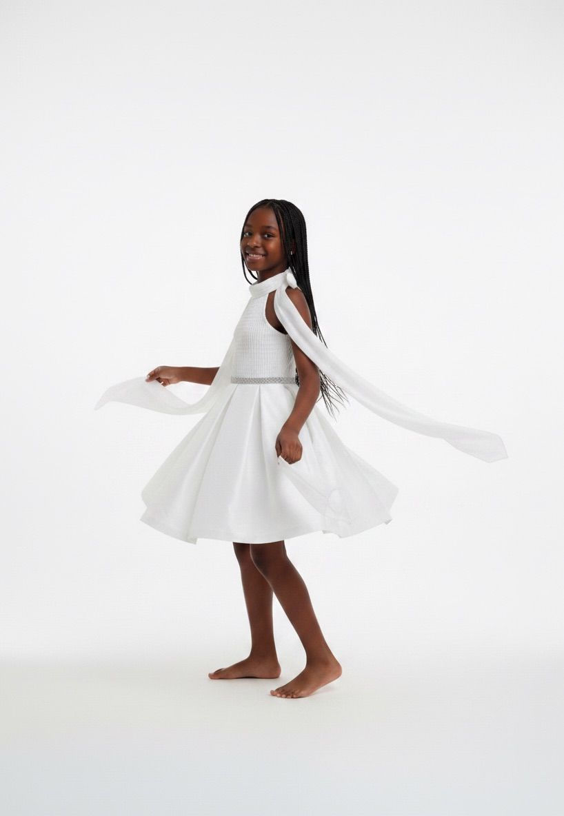 Thumbnail: Luasol Atelier One-Shoulder Pleated Dress