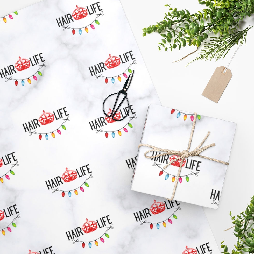 Thumbnail: "Hair Life" Wrapping Paper 