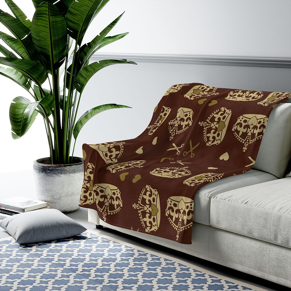 Thumbnail: Majestic Brown Velveteen Plush Blanket
